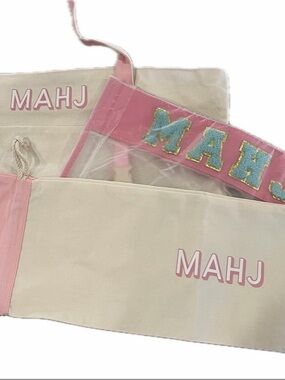 3 piece Mahjong Tile Bag Set $30